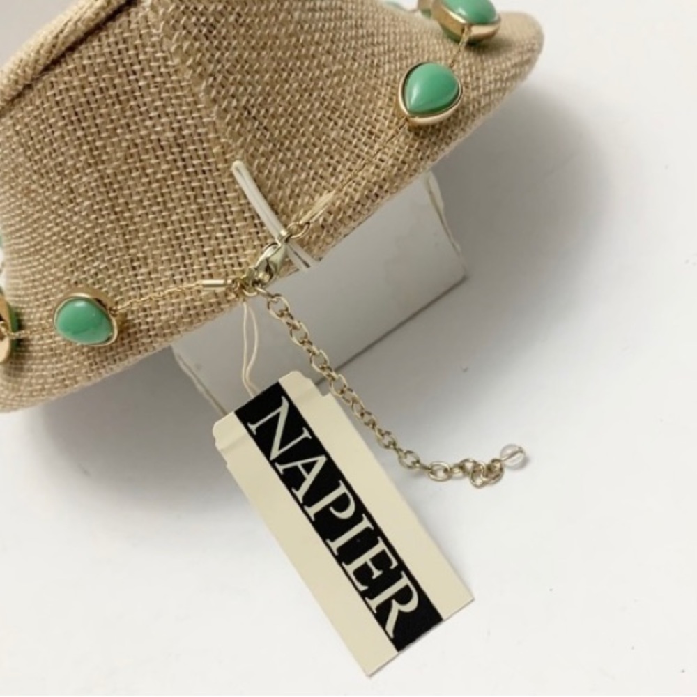 NWT Napier Faux Turquoise Necklace - Picture 4 of 6